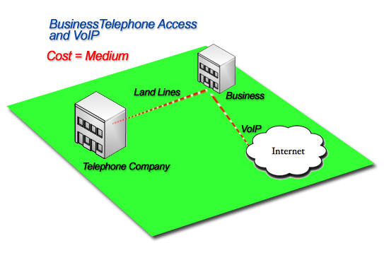 Telephone Access with VoIP Application