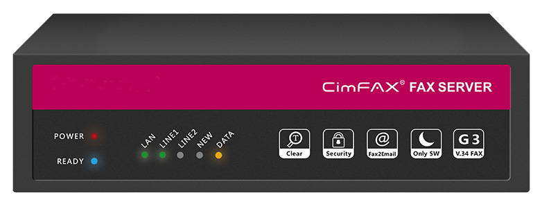 CimFAX Professional Two-Line Edition Network Fax Server