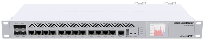 MikroTik - CCR1036-12G-4S-EM - High-Performance Gigabit Router w/12 Ports and 4/SFP ports