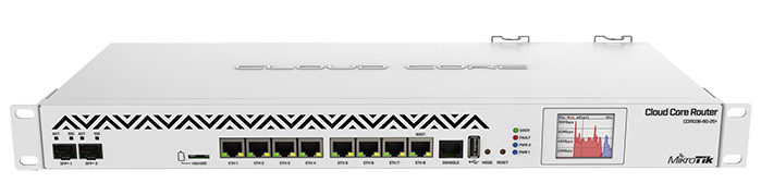 MikroTik - CCR1036-8G-2S+ - High-Performance Gigabit Router w/8 Ports and 2/SFP+ ports