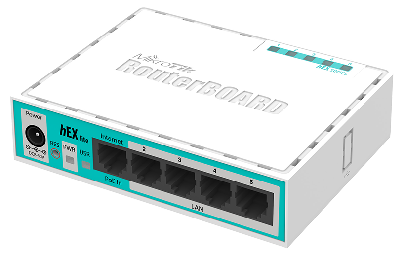 MikroTik - Hex Lite - Small MPLS Router