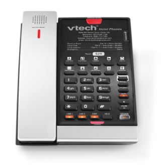Vtech - CTM-A2421-BATT - 80-H0AZ-00-000 - 2-Line Contemporary Analog Cordless Phone with Battery Backup