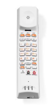 Vtech - CTM-A242SDU - 80-H0CC-11-000 - 2-Line Contemporary - Analog Cordless Accessory Handset with Speed Dials - Silver & Pearl
