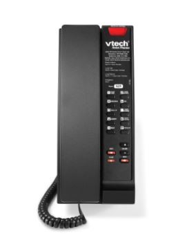 Vtech - CTM-S241P - 80-H0B1-15-000 - 1-Line Contemporary SIP Accessory Petite Phone - Black