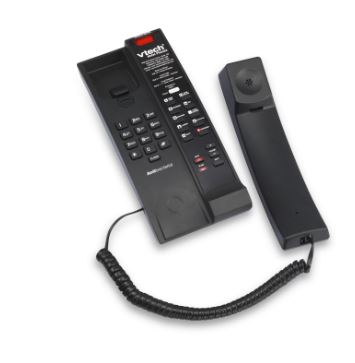 Vtech - CTM-S241P - 80-H0B1-15-000 - 1-Line Contemporary SIP Accessory Petite Phone - Black