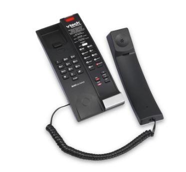 Vtech - CTM-S241P - 80-H0B1-06-000 - 1-Line Contemporary SIP Accessory Petite Phone - Silver & Black