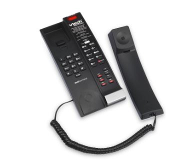 Vtech - CTM-S242P - 80-H0B2-06-000 - 2-Line Contemporary SIP Accessory Petite Phone - Silver & Black